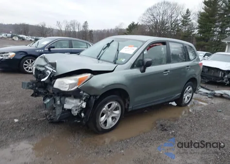 2014 Subaru Forester 2.5I из США, поврежденный, VIN JF2SJAAC2EG478196